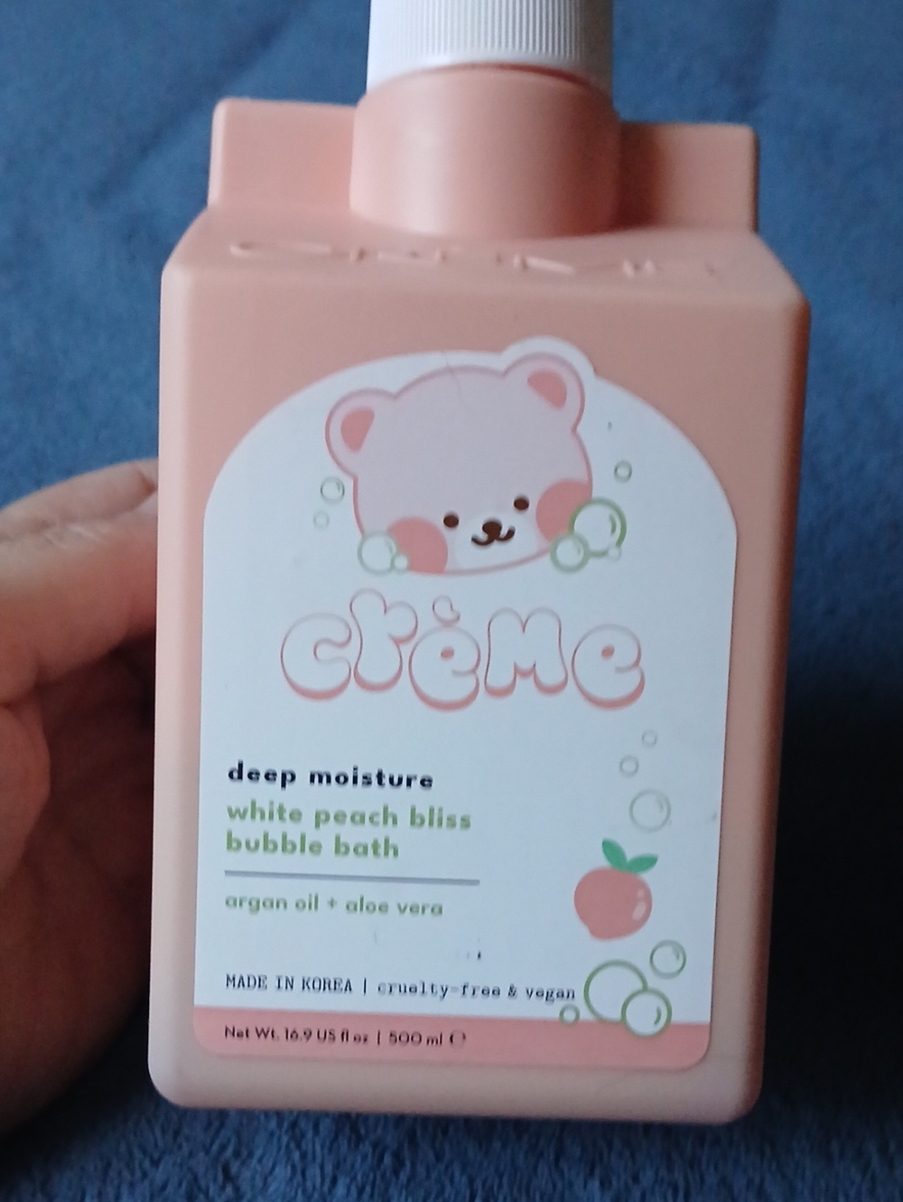 The Crème Shop White Peach Bliss Bubble Bath – Deep Moisture 16.9 Fl Oz